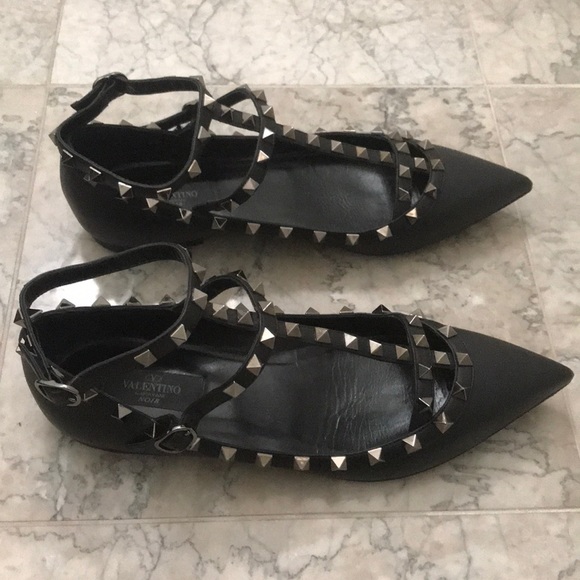 [sold] Valentino Rockstud Caged Flats NIOR - Picture 3 of 7
